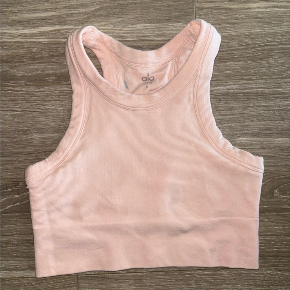 Alo yoga seamless delight high neck bra